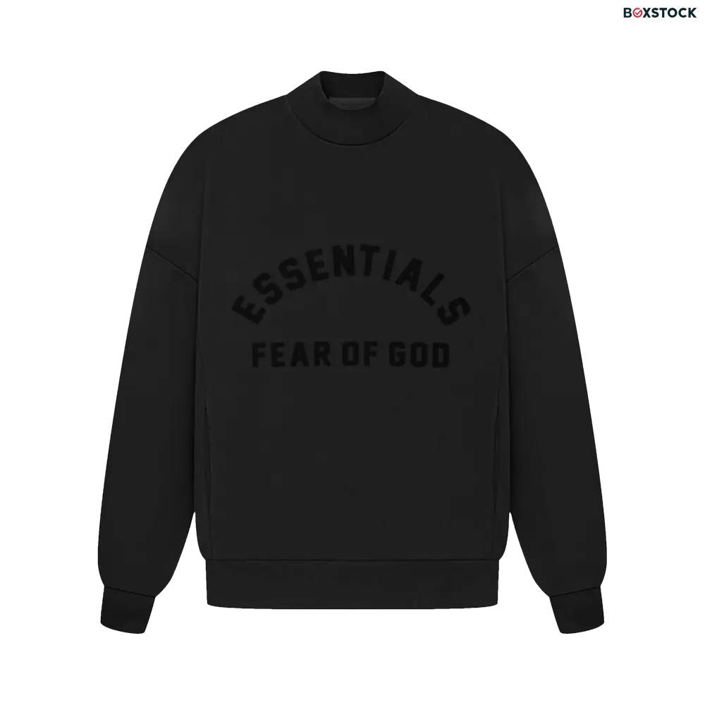 Fear of God Essentials Crewneck 'Jet Black' Spring/Summer 2023