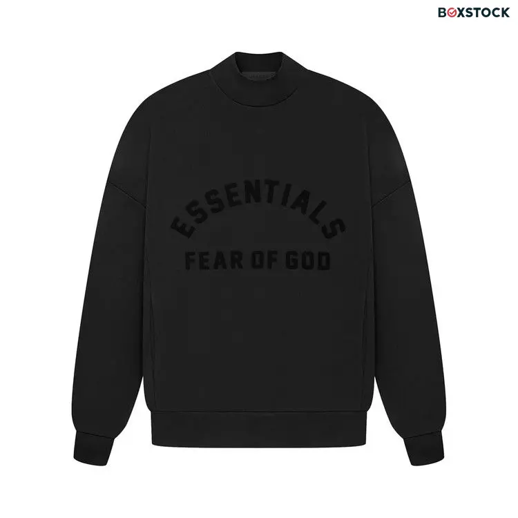 Fear of God Essentials Crewneck 'Jet Black' Spring/Summer 2023