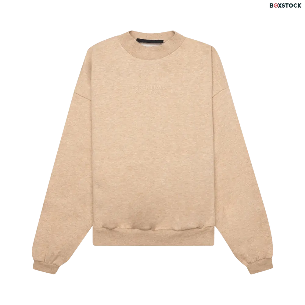 Fear of God Essentials Crewneck 'Gold Heather' Tan Fall/Winter 2023