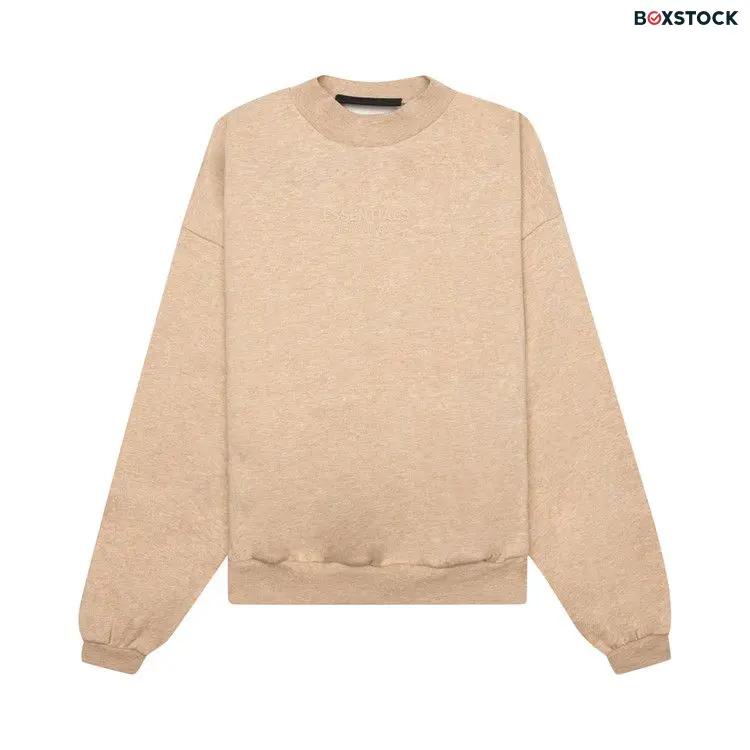 Fear of God Essentials Crewneck 'Gold Heather' Tan Fall/Winter 2023