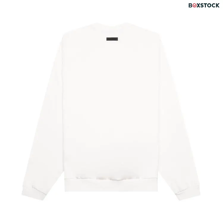 Fear of God Essentials Crewneck 'Cloud Dancer' Cream Fall/Winter 2023