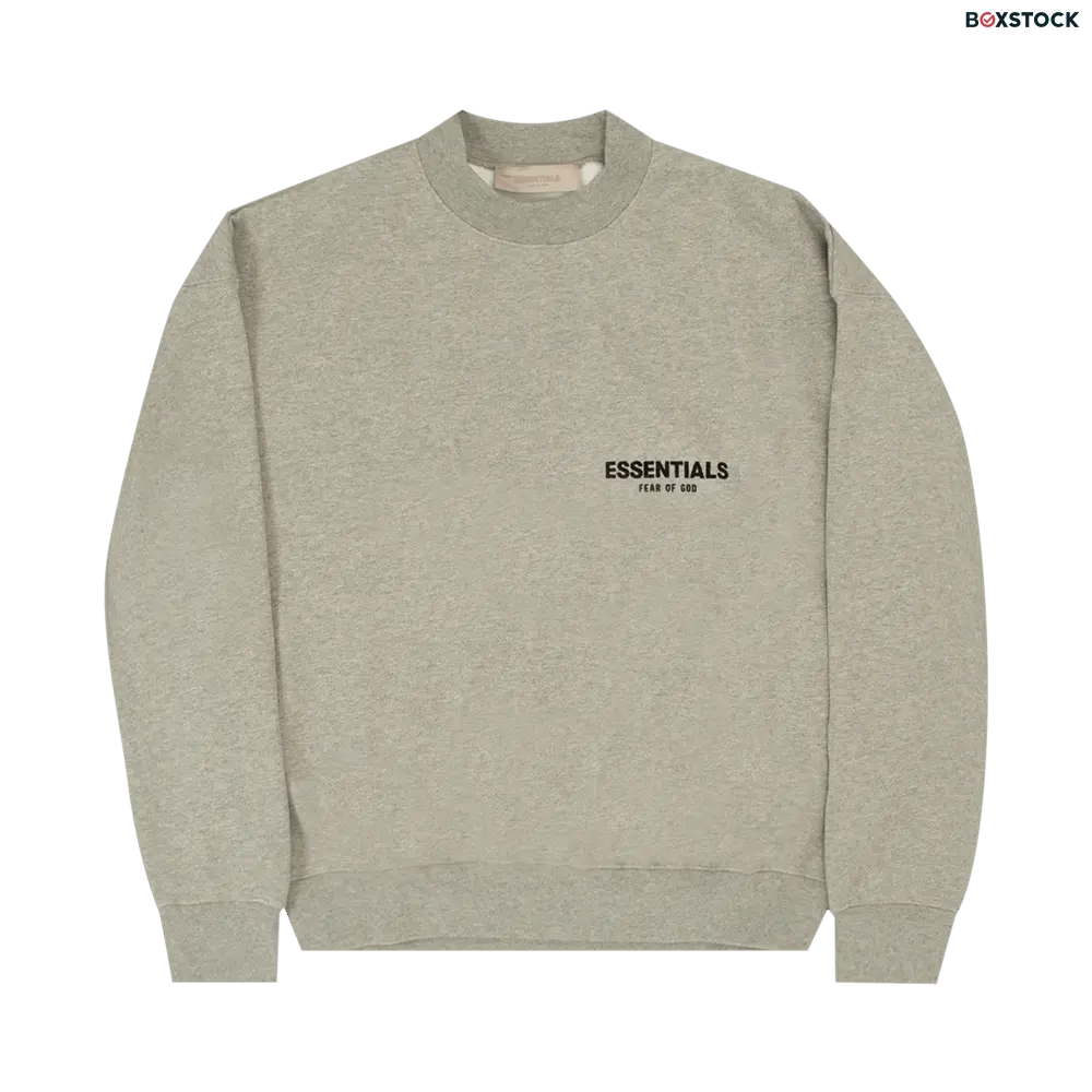 Fear of God Essentials Crewneck 'Dark Oatmeal' Grey Spring/Summer 2022