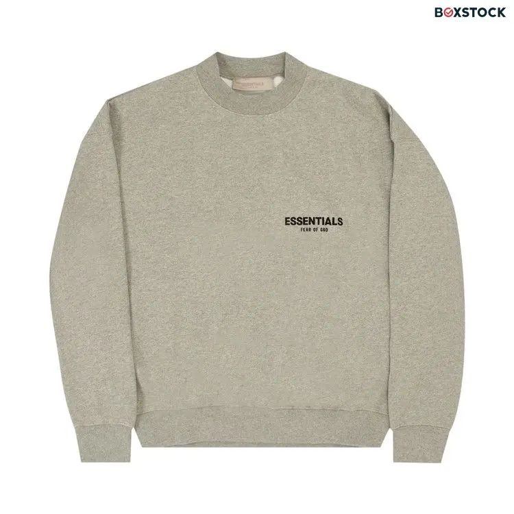 Fear of God Essentials Crewneck 'Dark Oatmeal' Grey Spring/Summer 2022