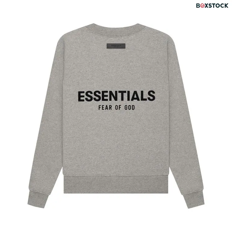Fear of God Essentials Crewneck 'Dark Oatmeal' Grey Spring/Summer 2022