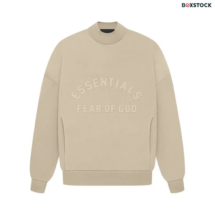 Fear of God Essentials Crewneck 'Dusty Beige' Tan Fall/Winter 2023