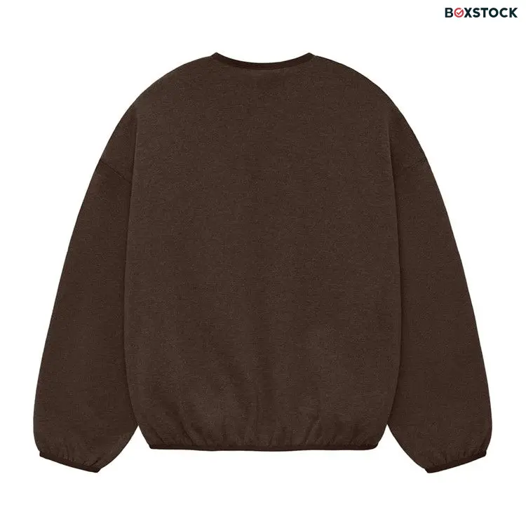 Fear of God Essentials Crewneck 'Heather Wood' Brown Spring/Summer 2024