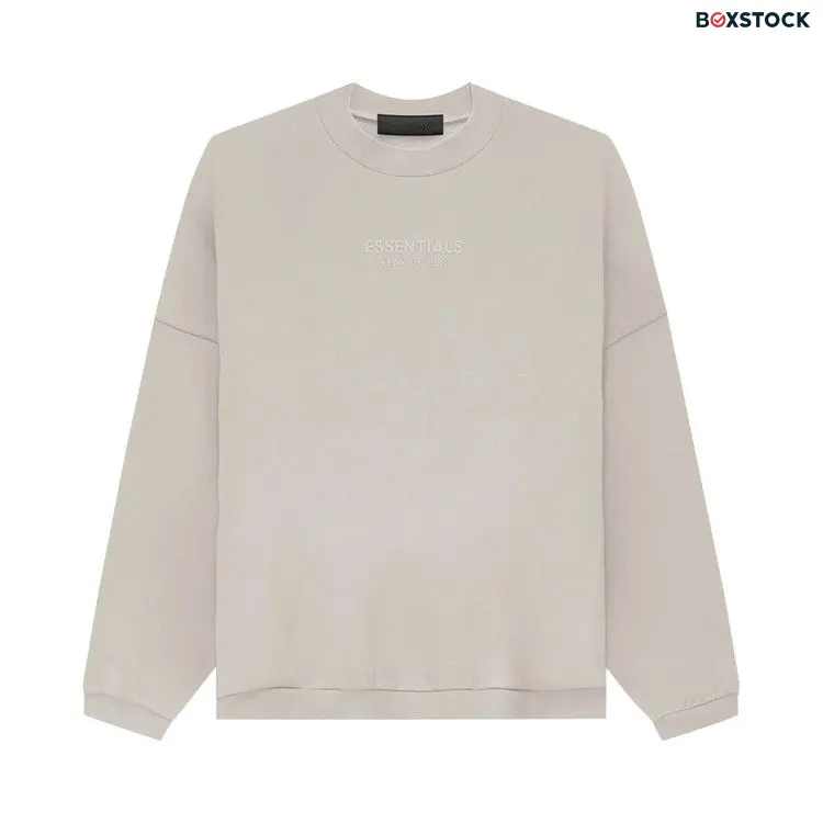 Fear of God Essentials Crewneck 'Silver Cloud' Grey Fall/Winter 2023
