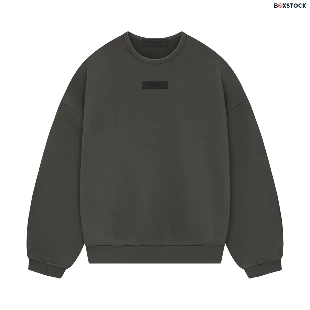 Fear of God Essentials Crewneck 'Ink' Black Fall/Winter 2023