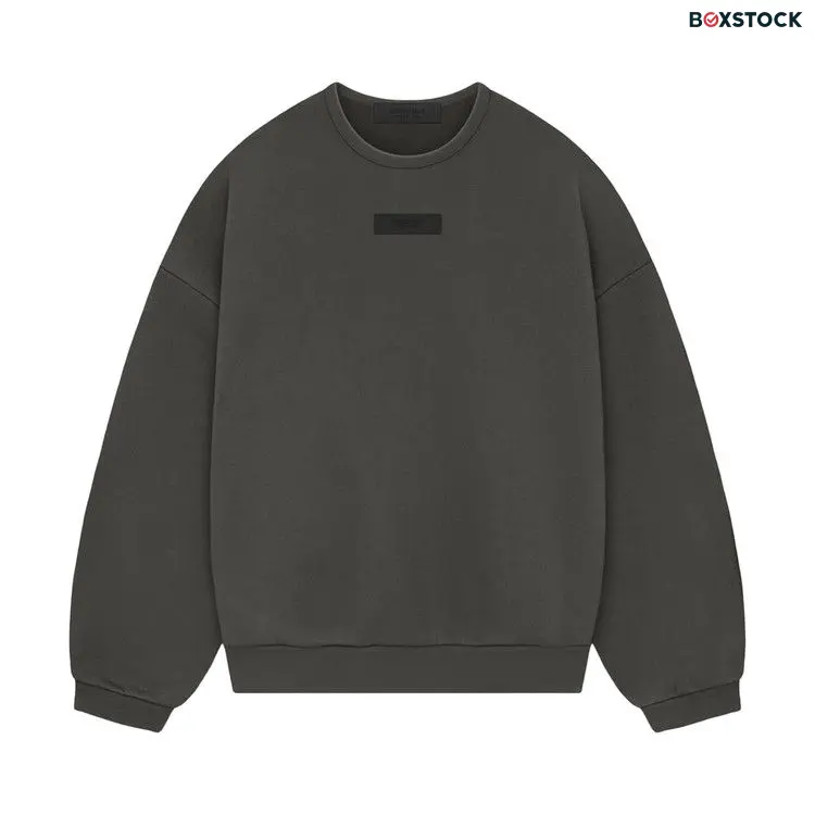 Fear of God Essentials Crewneck 'Ink' Black Fall/Winter 2023
