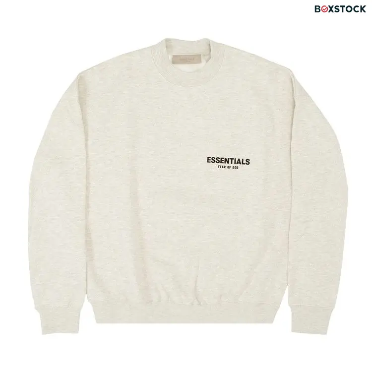Fear of God Essentials Crewneck 'Light Oatmeal' Grey Spring/Summer 2022