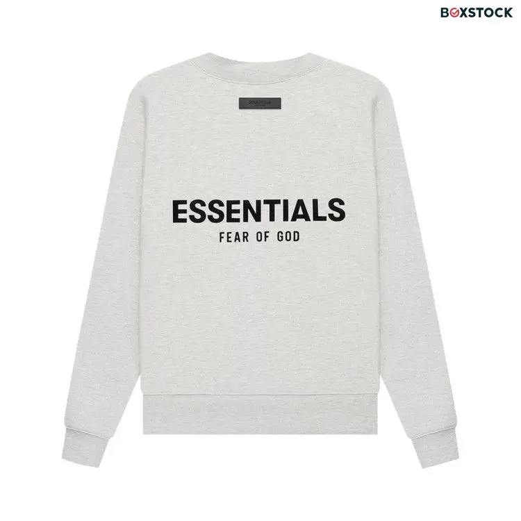 Fear of God Essentials Crewneck 'Light Oatmeal' Grey Spring/Summer 2022
