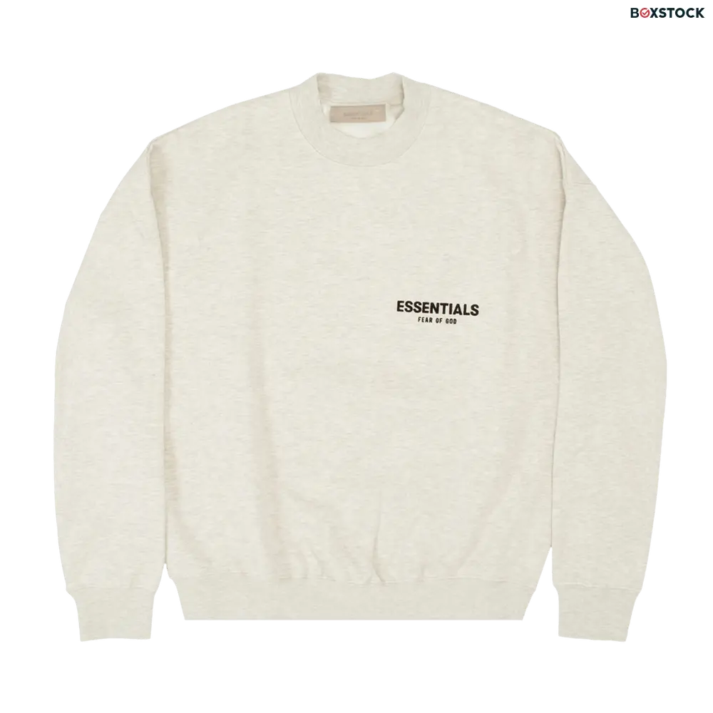 Fear of God Essentials Crewneck 'Light Oatmeal' Grey Spring/Summer 2022