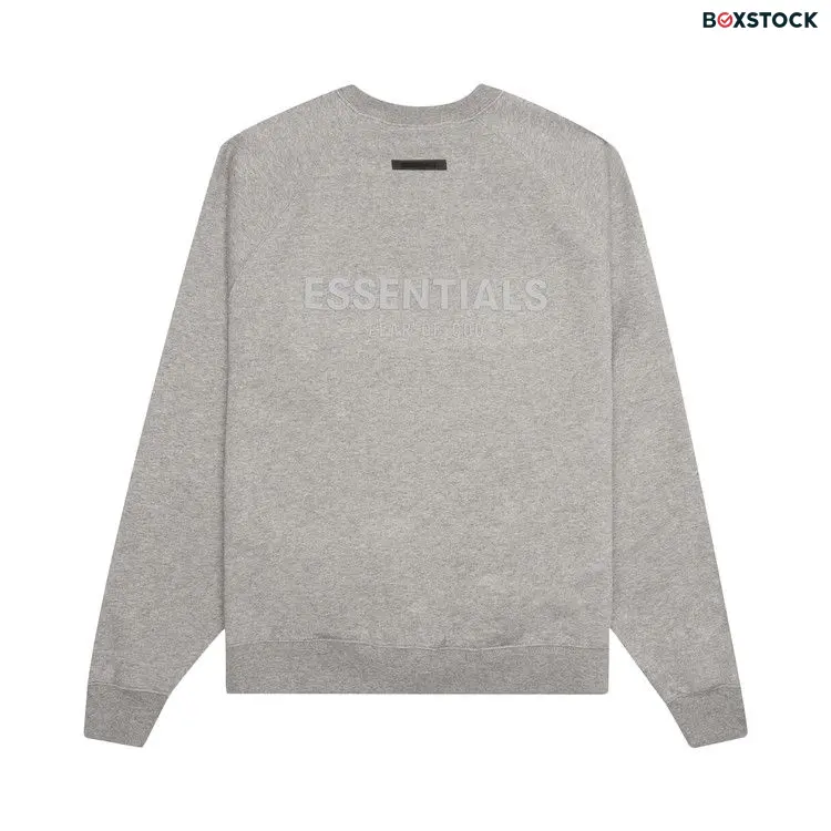 Fear of God Essentials Crewneck 'Oatmeal' Grey Spring/Summer 2022