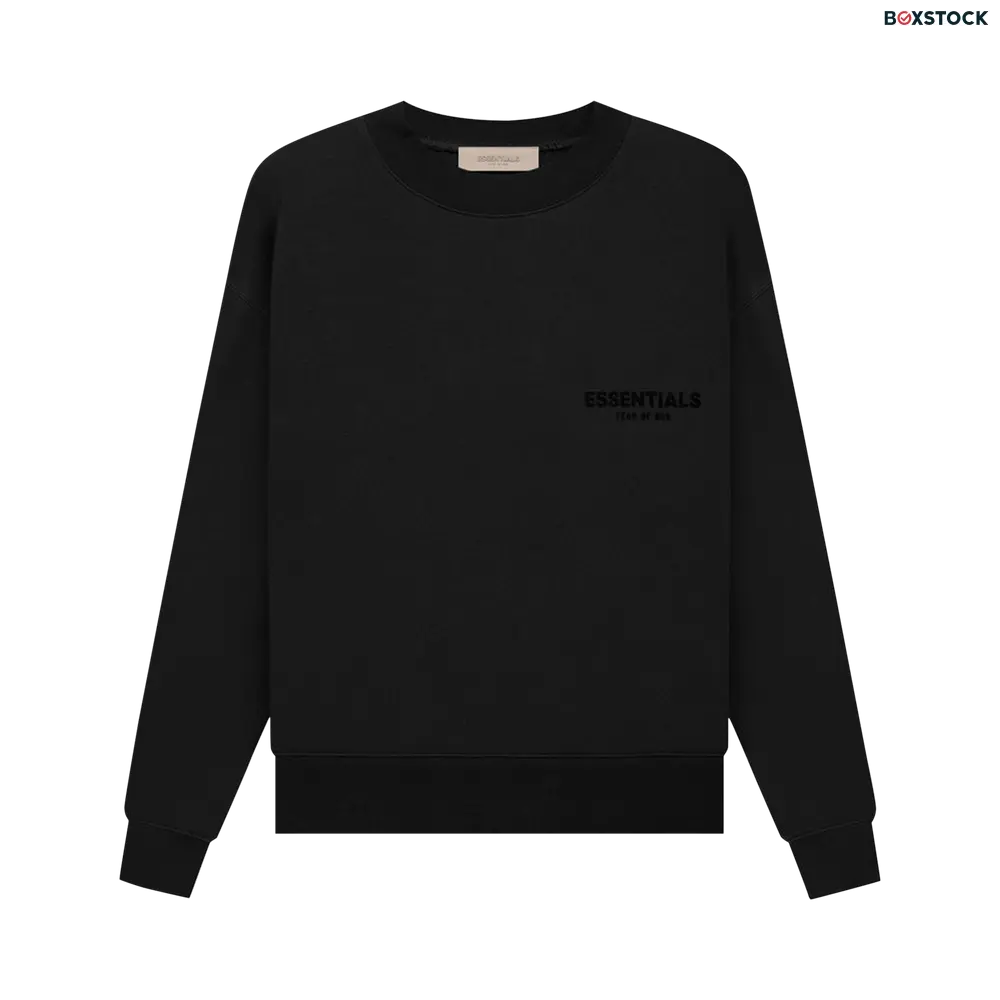 Fear of God Essentials Crewneck 'Stretch Limo' Black Spring/Summer 2022