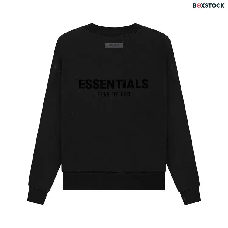 Fear of God Essentials Crewneck 'Stretch Limo' Black Spring/Summer 2022