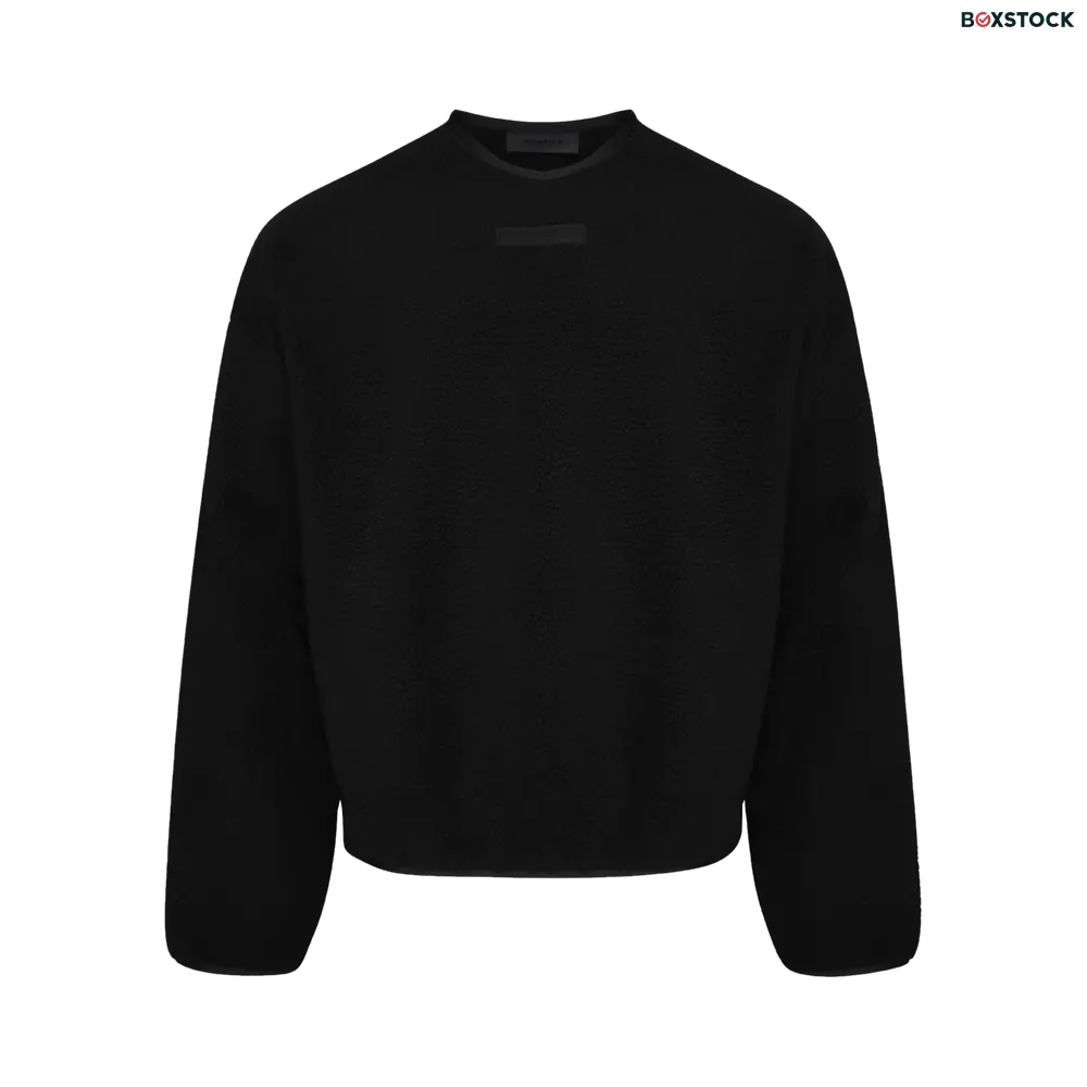 Fear of God Essentials Crewneck Sweater 'Jet Black' Spring/Summer 2024