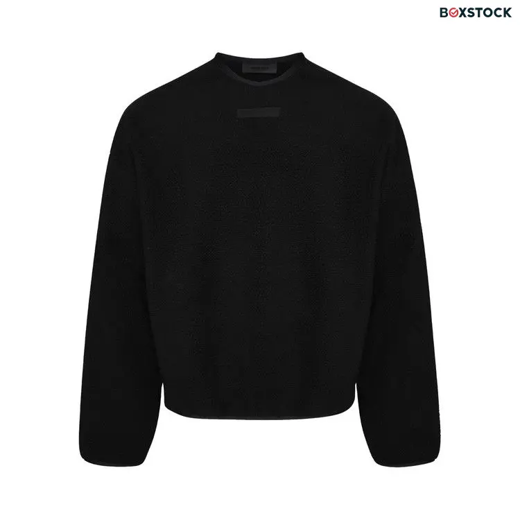 Fear of God Essentials Crewneck Sweater 'Jet Black' Spring/Summer 2024