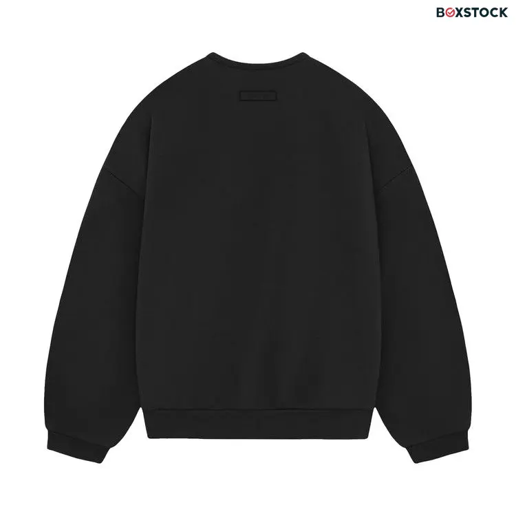 Fear of God Essentials Crewneck Sweatshirt 'Jet Black' Spring/Summer 2024