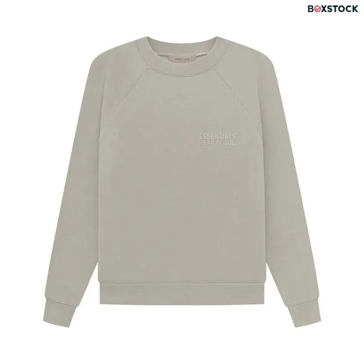 Fear of God Essentials Crewneck Sweatshirt 'Seal' Grey Spring/Summer 2023