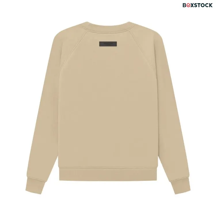 Fear of God Essentials Crewneck Sweatshirt 'Sand' Tan Spring/Summer 2023