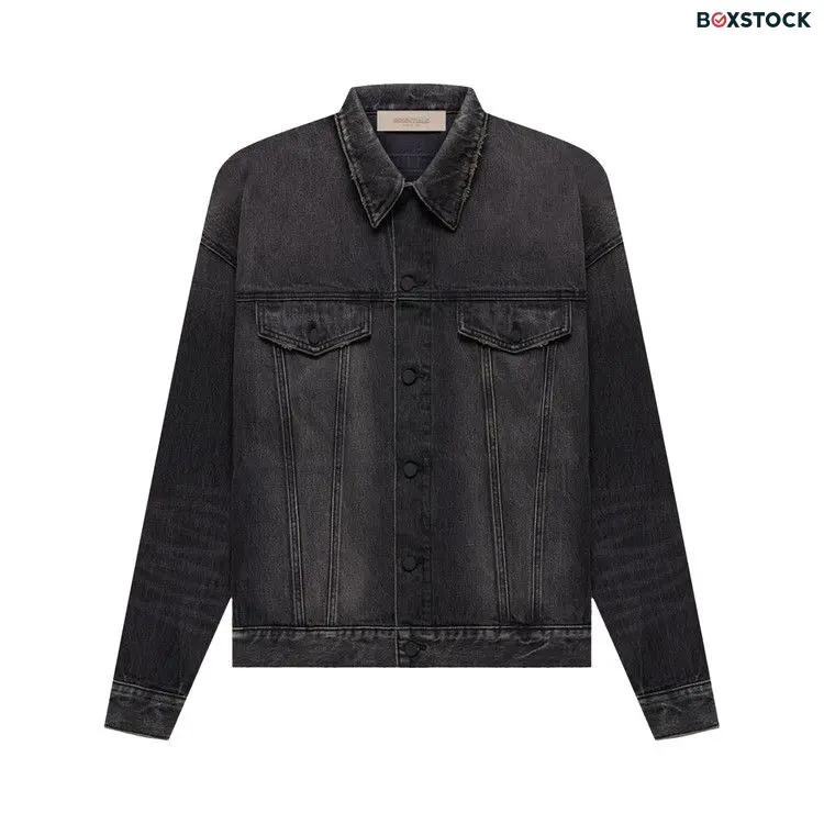 Fear of God Essentials Denim Jacket 'Black' Spring/Summer 2022