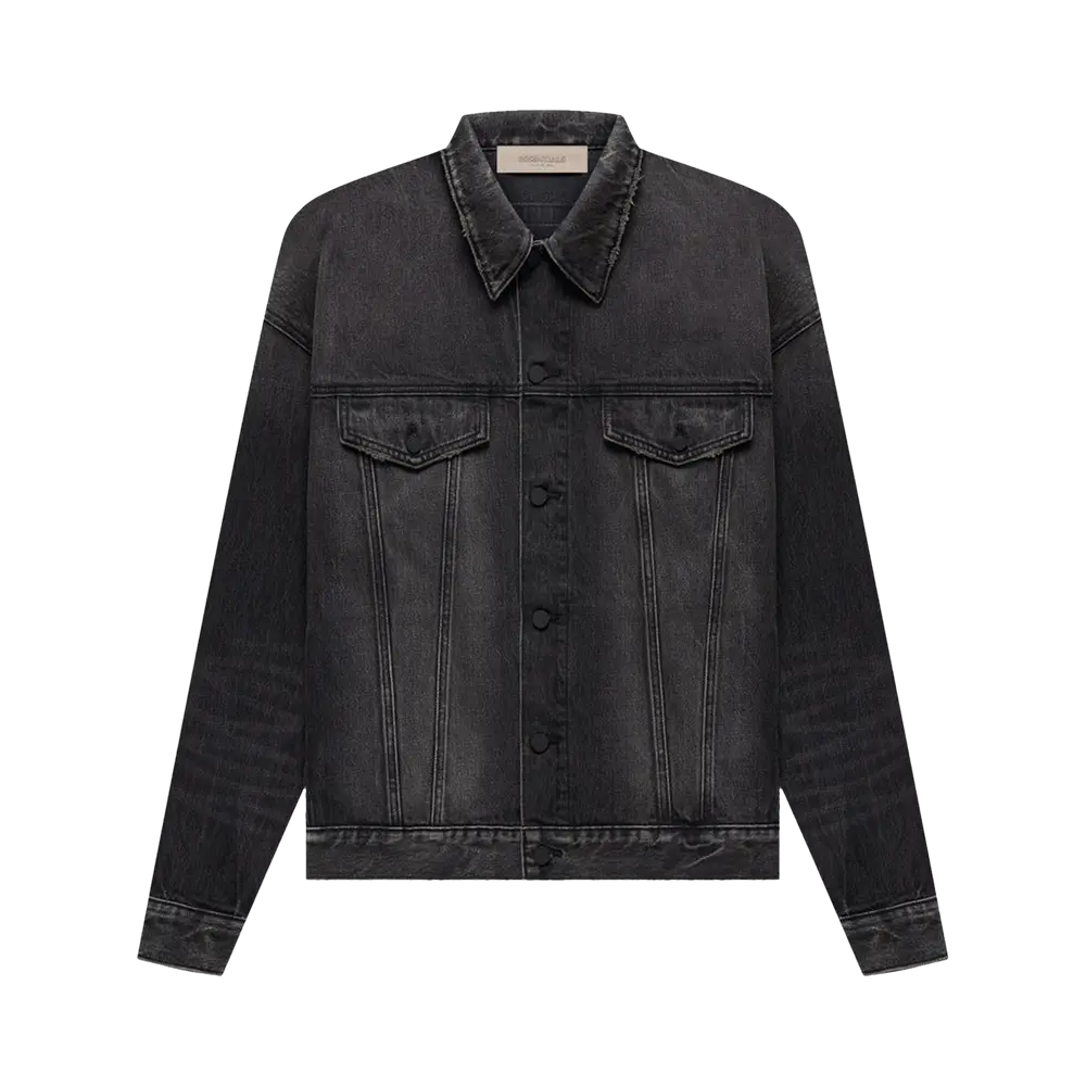 Fear of God Essentials Denim Jacket 'Black' Spring/Summer 2022