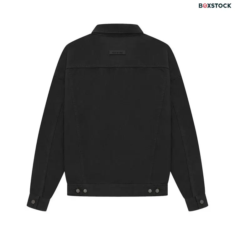 Fear of God Essentials Denim Jacket 'Black' Spring/Summer 2023