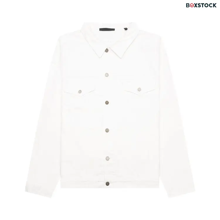 Fear of God Essentials Denim Jacket 'Cloud Dancer' Cream Fall/Winter 2023