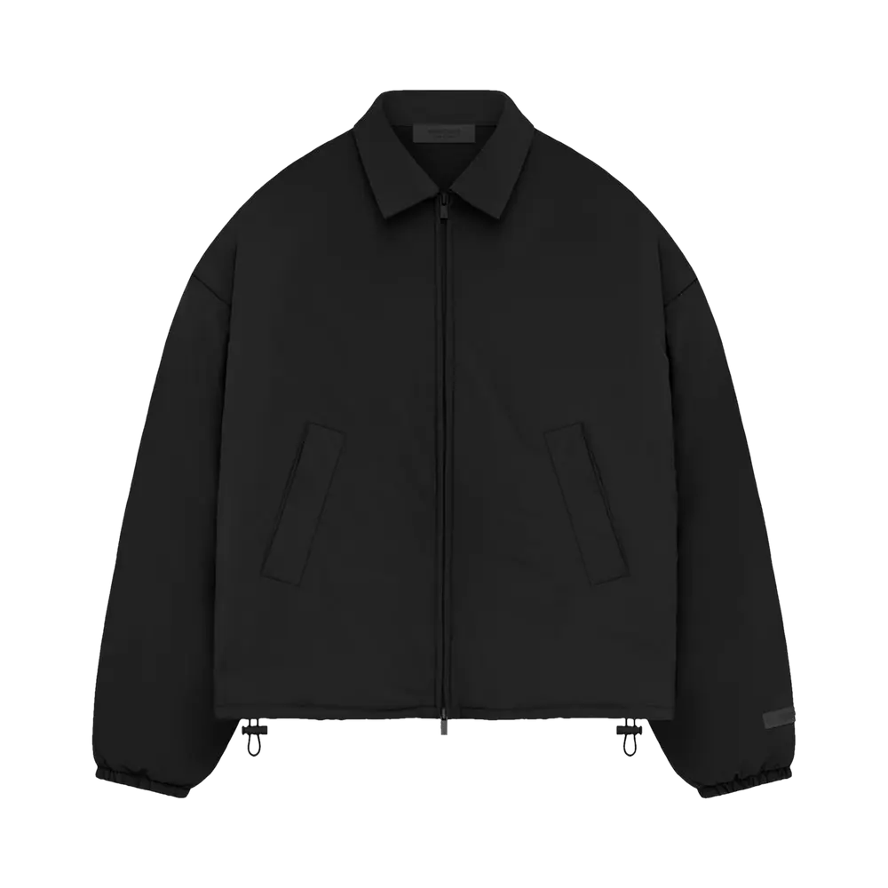 Fear of God Essentials Filled Bomber 'Jet Black' Spring/Summer 2024