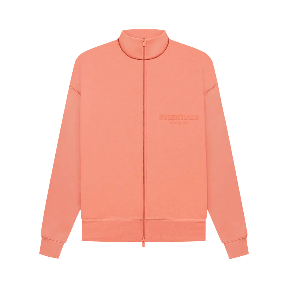Fear of God Essentials Full Zip Jacket 'Coral' Orange Fall/Winter 2022