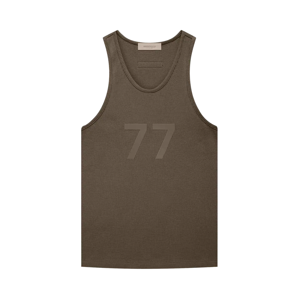 Fear of God Essentials Tank Top 'Wood' Brown Fall/Winter 2022