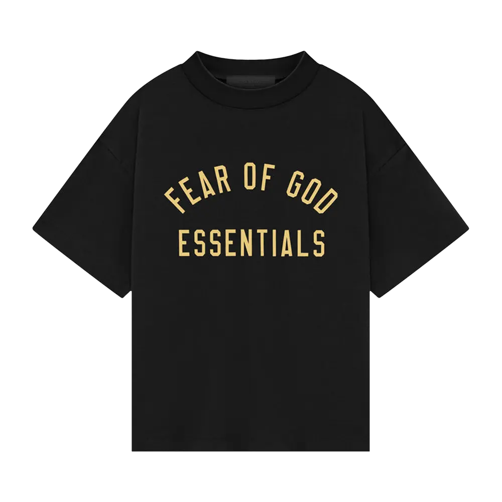 Fear of God Essentials Tri-Blend Crewneck Tee 'Black' Fall/Winter 2024