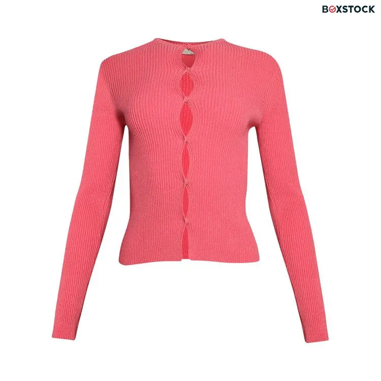 Fendi Cardigan 'Kissed' Red Spring/Summer 2023