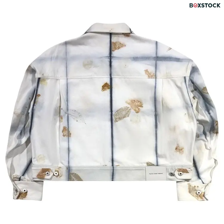 Feng Chen Wang Natural Plant Dye Jacket 'Black/White' Spring/Summer 2024