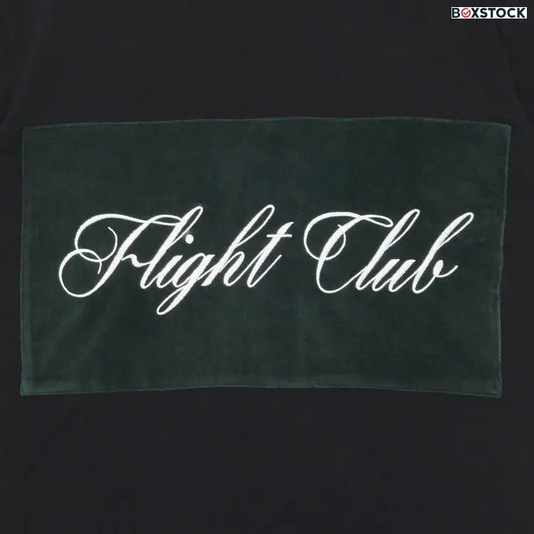 Flight Club Script T-Shirt 'Black/Velour Green' Spring/Summer 2023