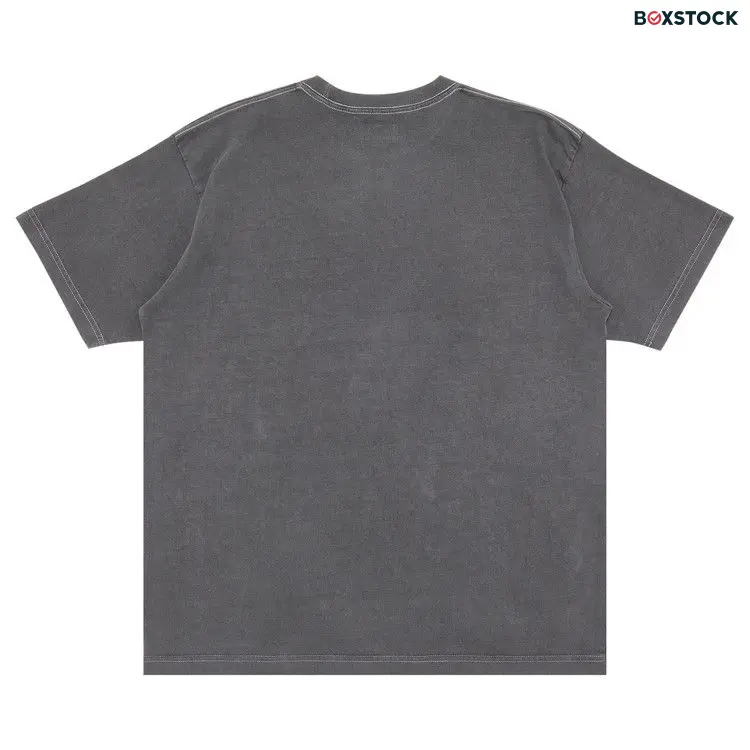 Flight Club Script T-Shirt 'Washed Black/Velour Burgundy' Spring/Summer 2023