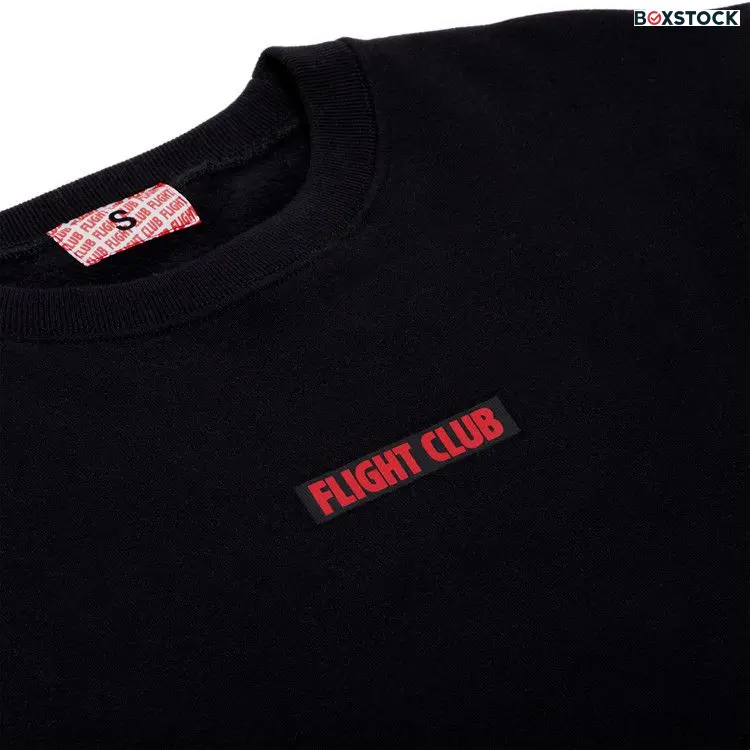 Flight Club Oversized Logo Crewneck 'Black' Fall/Winter 2020