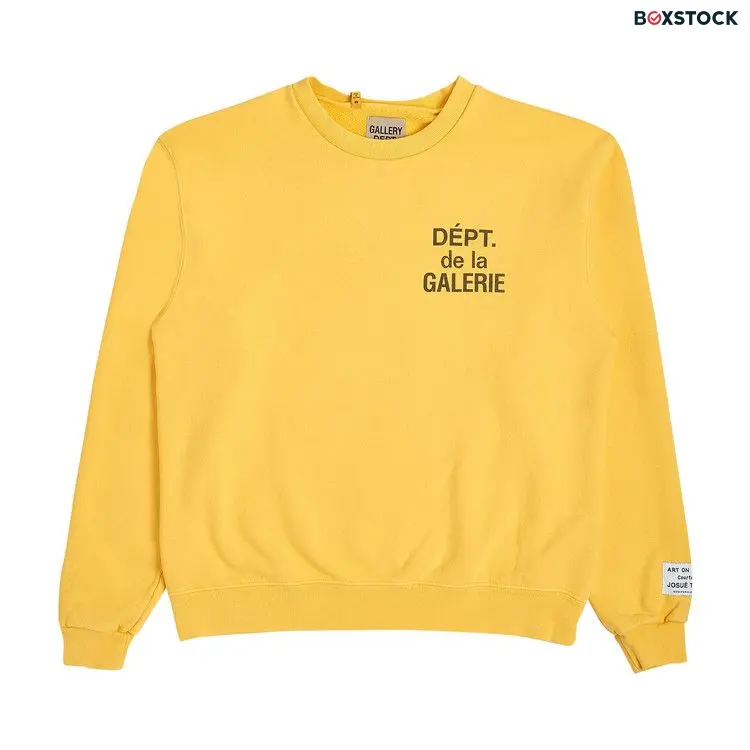 Gallery Dept. Art That Kills Reversible Crewneck Sweatshirt 'Yellow' Spring/Summer 2022