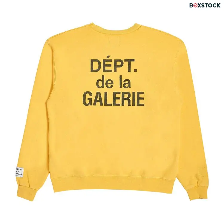Gallery Dept. Art That Kills Reversible Crewneck Sweatshirt 'Yellow' Spring/Summer 2022