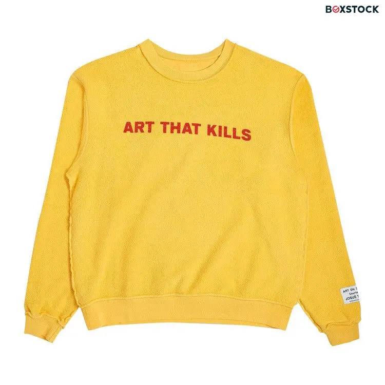 Gallery Dept. Art That Kills Reversible Crewneck Sweatshirt 'Yellow' Spring/Summer 2022