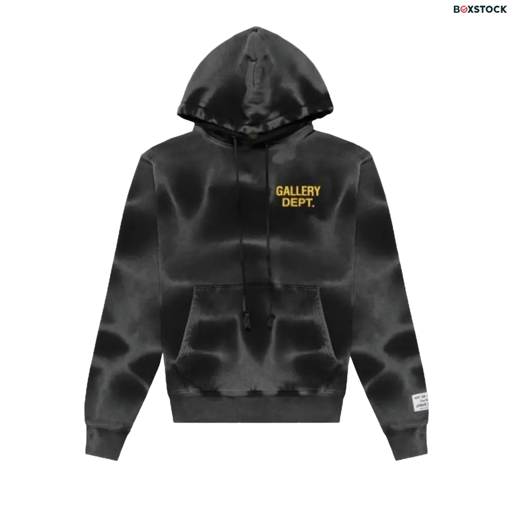 Gallery Dept. GD Sunfaded Pullover Hoodie 'Sun Faded Black' Spring/Summer 2022