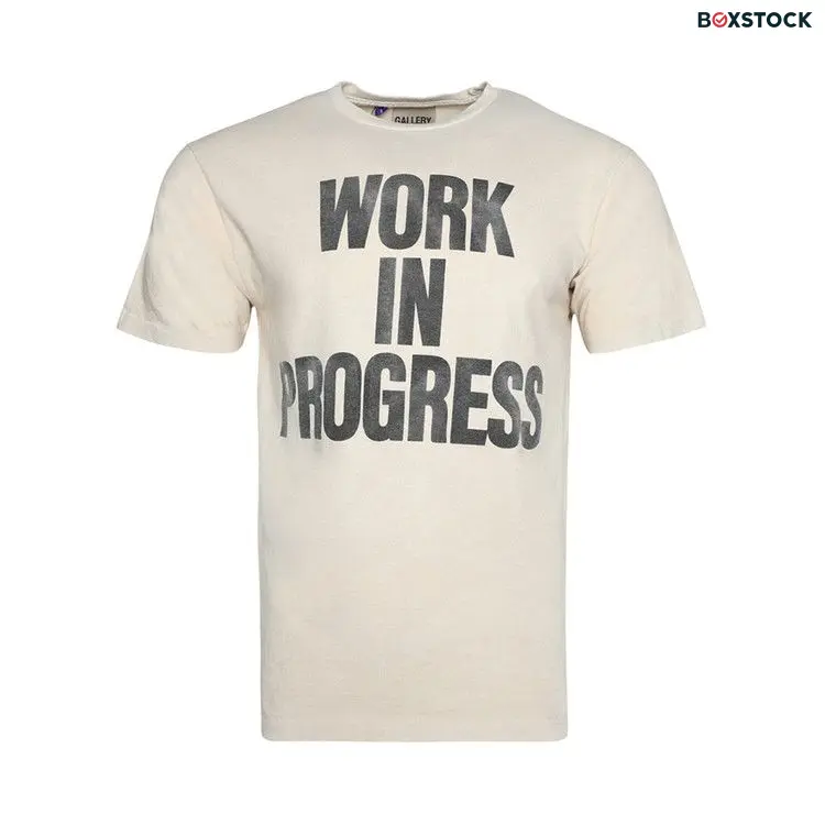 Gallery Dept. Work In Progress Tee 'Antique White' Spring/Summer 2024