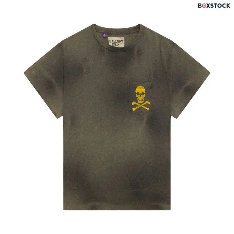 Gallery Dept. Zip Tee 'Black' Spring/Summer 2023