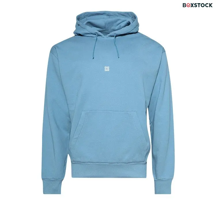 Givenchy Boxy Fit Hoodie With Pocket Base 'Blue/White' Fall/Winter 2024