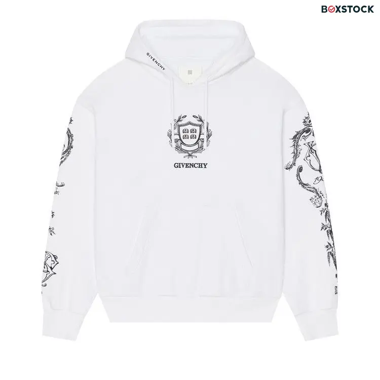 Givenchy Boxy Fit Hoodie 'White' Spring/Summer 2024