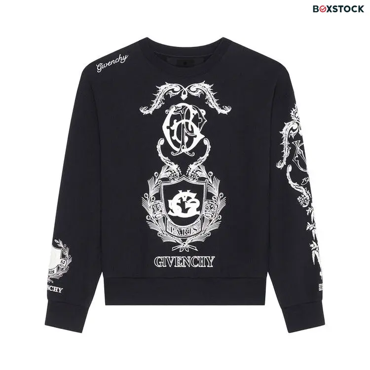 Givenchy Boxy Fit Sweatshirt 'Black' Spring/Summer 2024