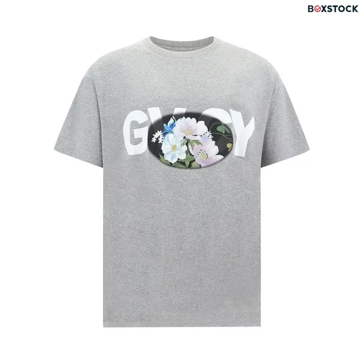 Givenchy Boxy Short-Sleeve 'Light Grey Melange' Spring/Summer 2024