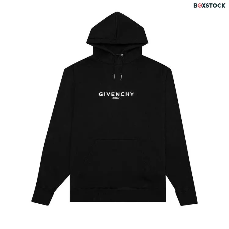 Givenchy Classic Fit Hoodie With Reverse Print 'Black' Fall/Winter 2022