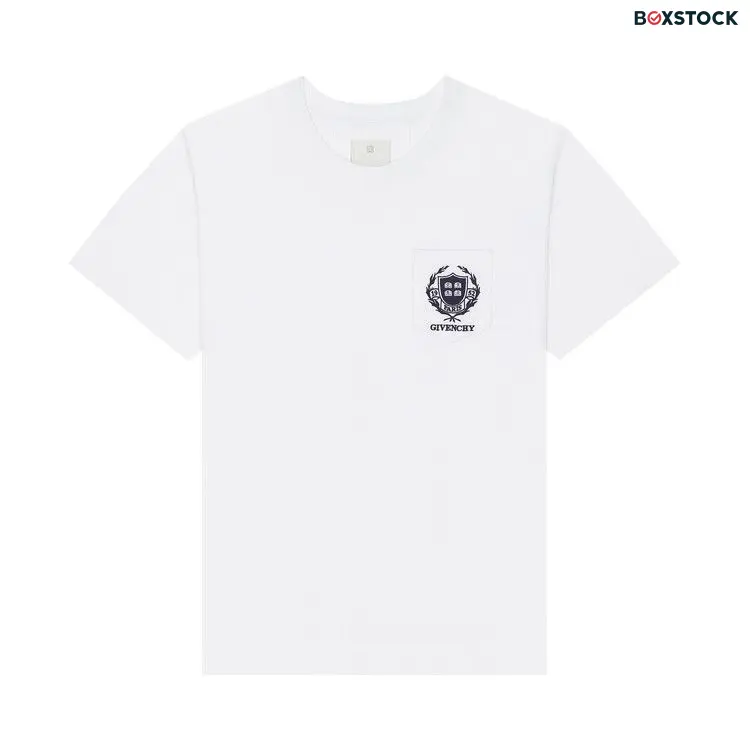 Givenchy Crest Logo T-Shirt 'White' Spring/Summer 2024