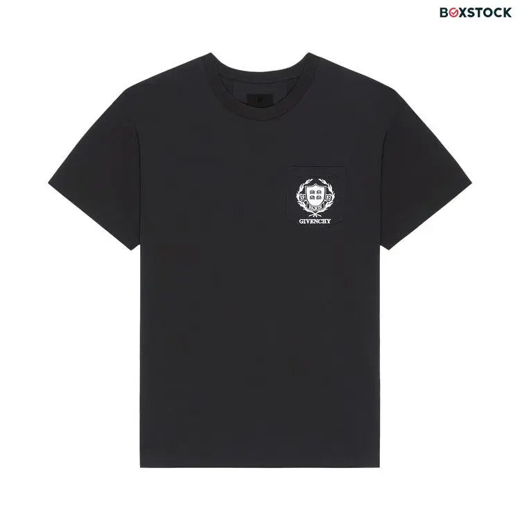 Givenchy Crest Logo T-Shirt 'Black' Spring/Summer 2024
